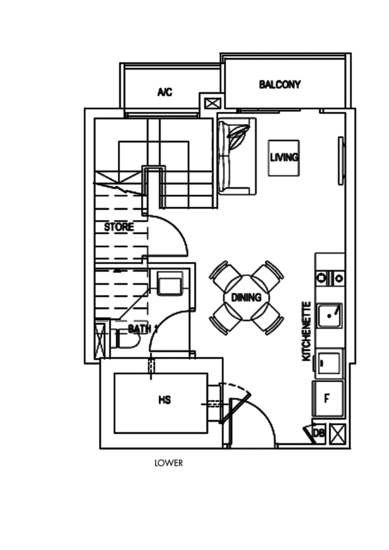 Ocean Front Suites - Floor Plan