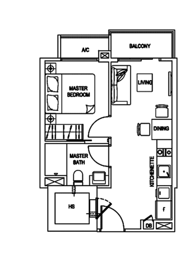 Ocean Front Suites - Floor Plan
