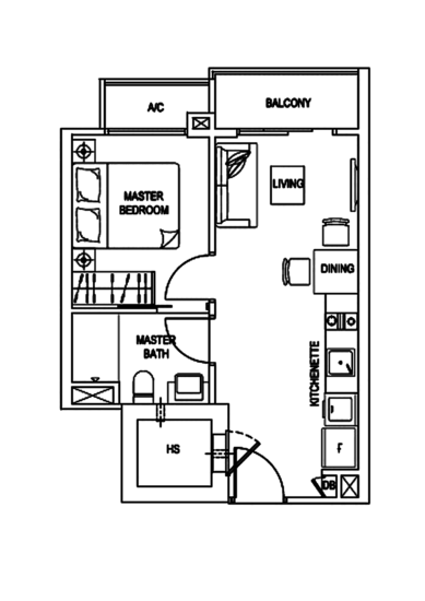 Ocean Front Suites - Floor Plan