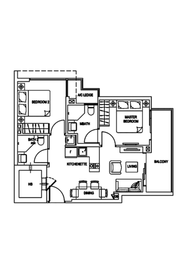 Ocean Front Suites - Floor Plan
