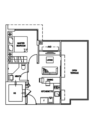 Ocean Front Suites - Floor Plan