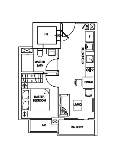 Ocean Front Suites - Floor Plan