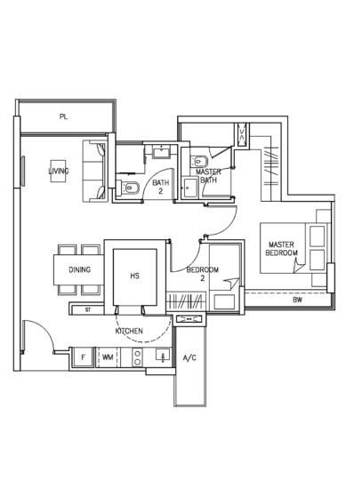 RiverBay - Floor Plan