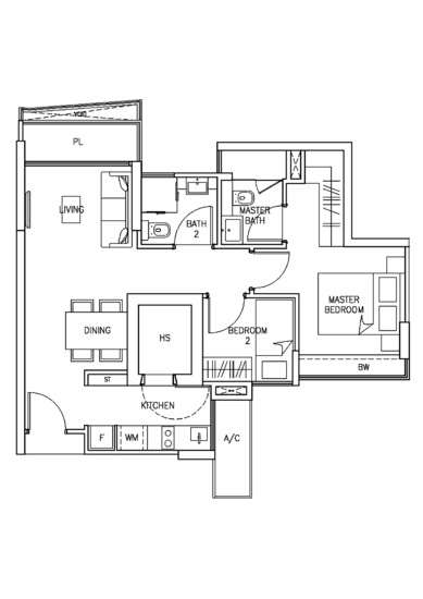 RiverBay - Floor Plan