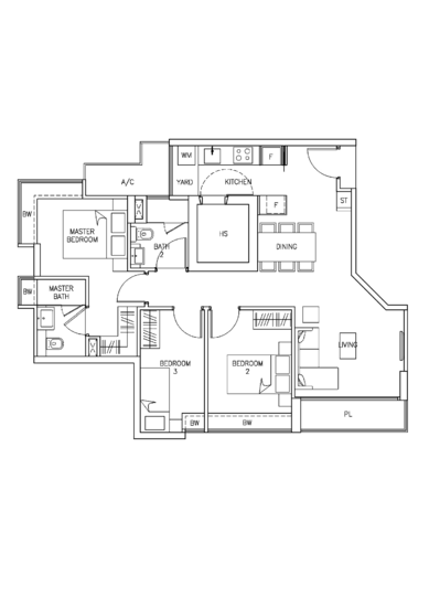 RiverBay - Floor Plan