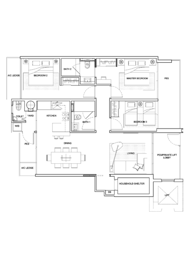 Mayfair Residences - Floor Plan