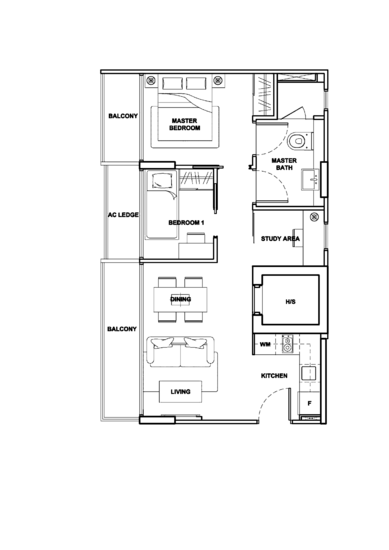 Garden Park Residences - Floor Plan