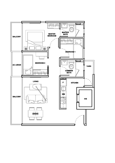 Garden Park Residences - Floor Plan