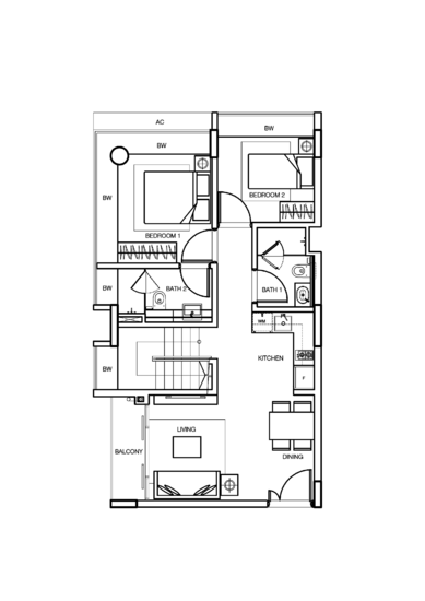 The Red House - Floor Plan