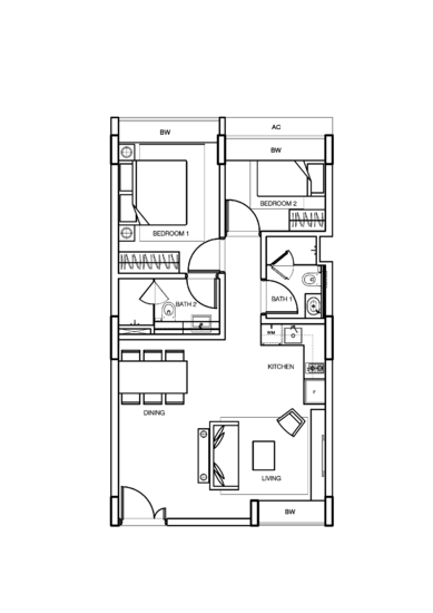 The Red House - Floor Plan