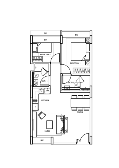 The Red House - Floor Plan