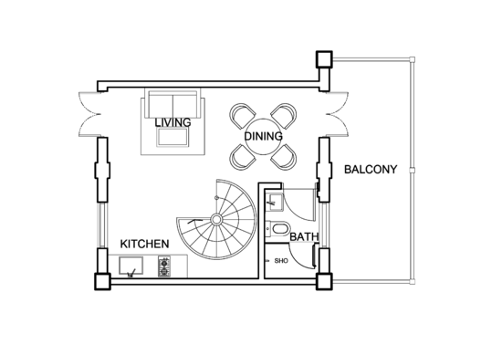 The Red House - Floor Plan