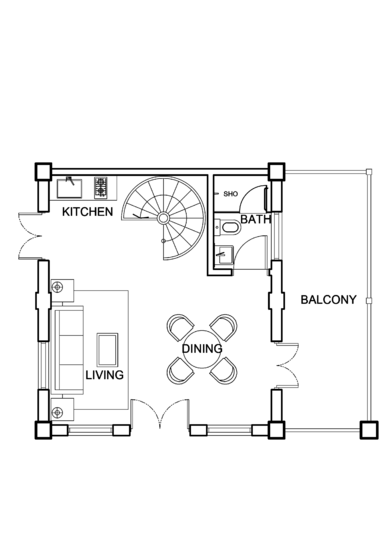 The Red House - Floor Plan