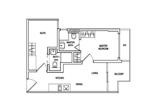 LIV on Sophia - Floor Plan