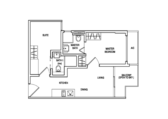 LIV on Sophia - Floor Plan