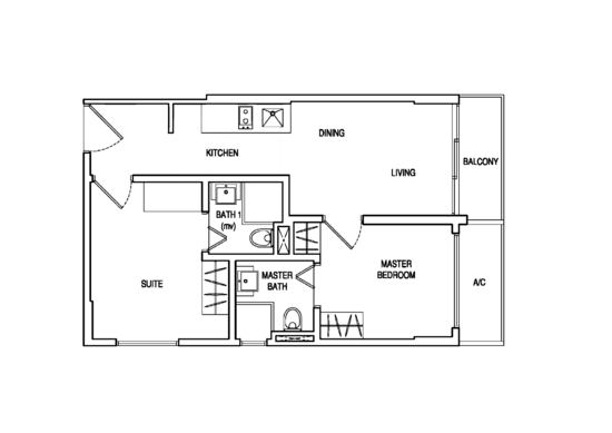 LIV on Sophia - Floor Plan
