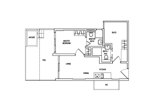 LIV on Sophia - Floor Plan