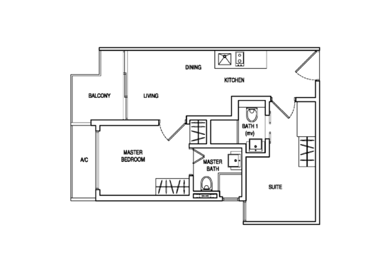 LIV on Sophia - Floor Plan