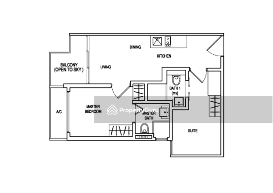 LIV on Sophia - Floor Plan