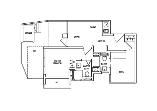 LIV on Sophia - Floor Plan